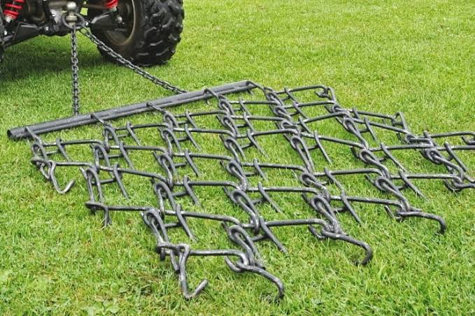 A chain harrow